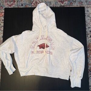Arkansas Razorbacks Cropped Hoodie